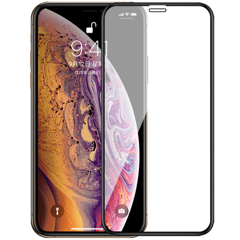 Full Cover Tempered Glass For iPhone XS Max XR X Explosion-Proof Screen Protector Film For iPhone 6 6s 7 8 Plus 5 5S 5C SE Glass ► Photo 1/6
