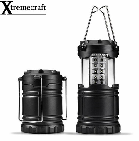 Collapsible 30 LED Lightweight Portable Camping Lantern Hanging Tent Flashlight Light Emergencies Linternas For Hiking Camping ► Photo 1/6