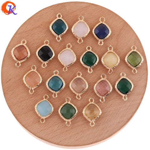 Cordial Design 50Pcs 13*19MM Jewelry Accessories/DIY Earring Making/Crystal Connectors/Charms Jewelry/Hand Made/Earring Findings ► Photo 1/6