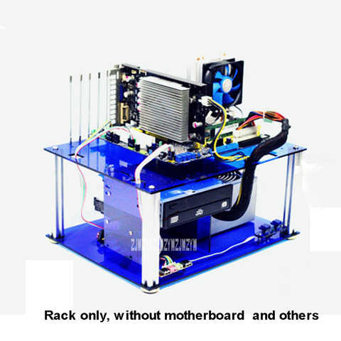 DIY Personalized Acrylic Computer Chassis Rack Desktop PC Computer Case for ATX Mainboard Motherboard ► Photo 1/1