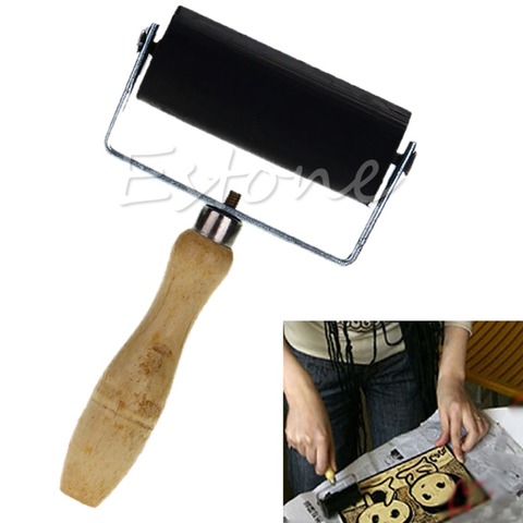 6cm Professional Rubber Roller Brayer Ink Painting Printmaking