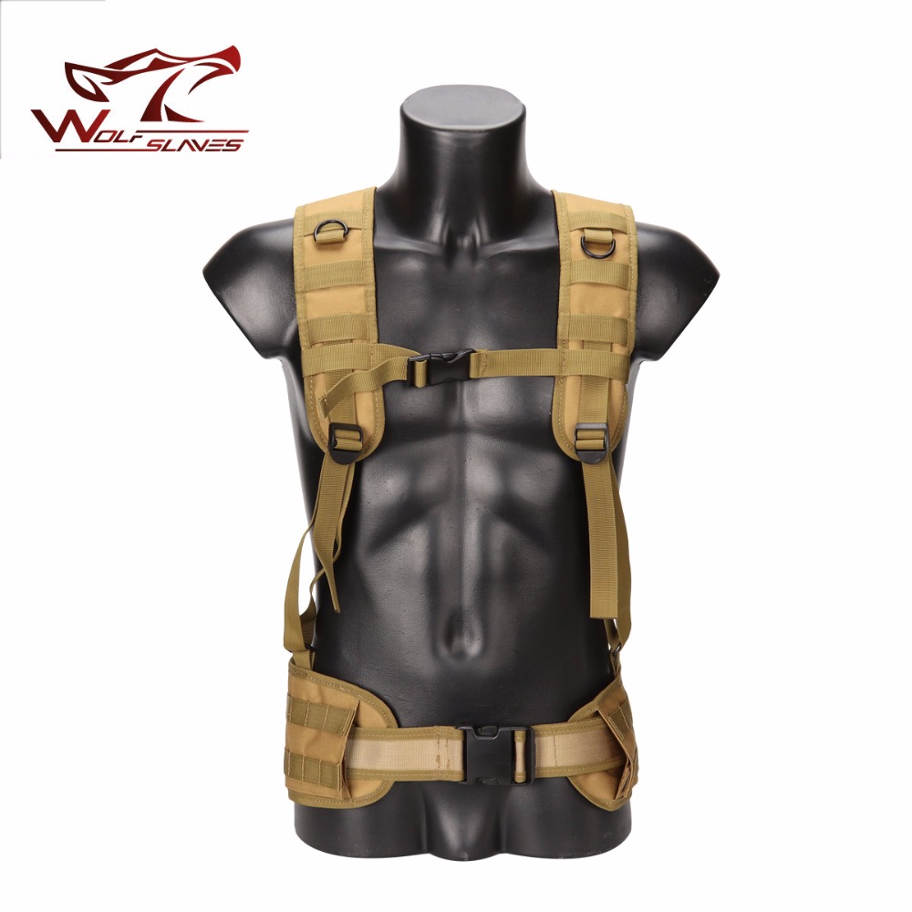 New Hunting Belt and Vest Adjustable Tactical Waist Belt Wargame Camouflage Vest 