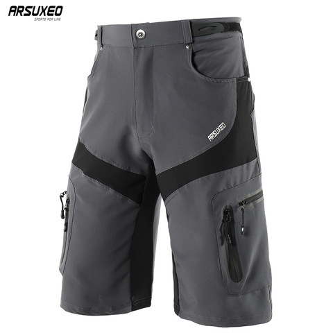 ARSUXEO Men's Outdoor Sports Cycling Shorts Downhill MTB Shorts Mountain Bike Bicycle Shorts Water Resistant Breathable 1806 ► Photo 1/6