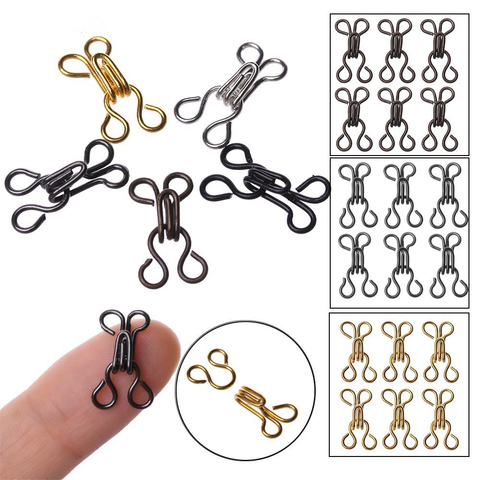 8 Sets Mini Metal Buckle DIY Doll Belt Buckles Invisible Buttons for 1/6 Doll Bags Clothes Sewing Accessories 11/14/16/18mm ► Photo 1/6