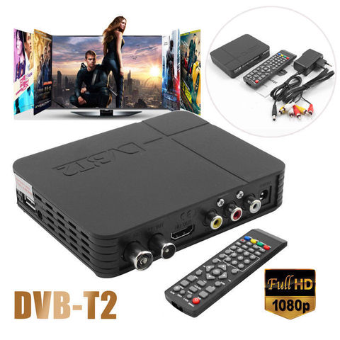 Terrestrial Receiver 1080P HD Digital PVR K2 DVB-T2 Broadcasting TV Tuner Box MPEG-2/4 H.264 Support HDMI with Remote ► Photo 1/1