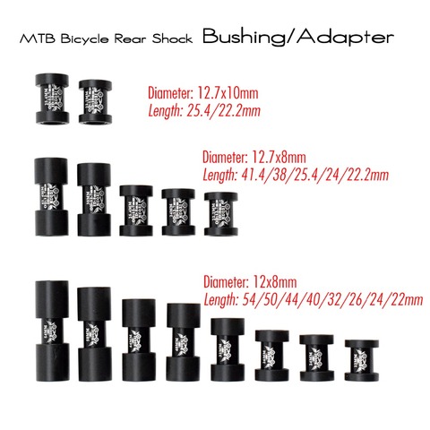 Aluminium Alloy DH Mountain Bicycle Rear Shocks Adapter 15 Sizes Downhill MTB Bike Rear Shock Absorber Bushing Bicycle Parts ► Photo 1/6