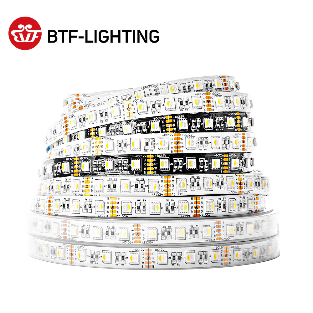 4 in 1 LED Streifen LED Strip Stripes Band 5M RGB+Warmweiß 24V 5050 SMD RGBW 
