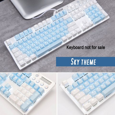 Top Printed Cherry/SKY Theme  104 Key Keycaps Keys Caps Set for Mechanical Keyboard for Gaming Mechanical Keyboard MX keycaps ► Photo 1/6