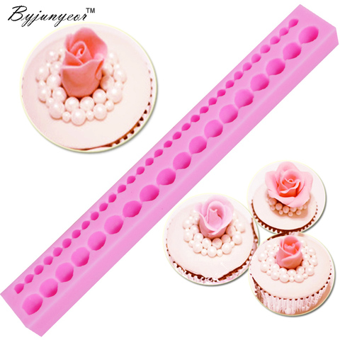 Pearls UV Resin Silicone Mold Fondant Chocolate Candy Lollipop Crystal Epoxy Soft Clay Bake ToolM320 ► Photo 1/3