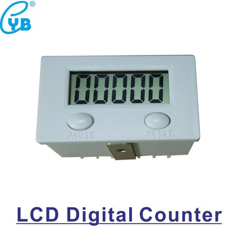 YB5C LCD Digital Electrical Counter 5 Digit Display Accumulation Counter with Magnetic Switch Sensor Punch Machine Counter Meter ► Photo 1/6