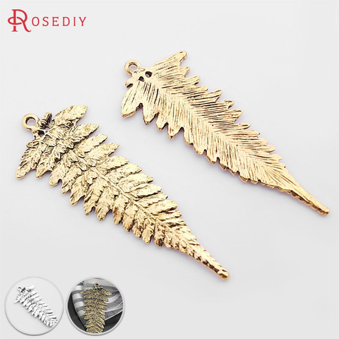 (31779)10PCS 58*22MM Antique Gold Zinc Alloy Leaves Tree Leaf Charms Pendants Diy Jewelry Findings Accessories wholesale ► Photo 1/6