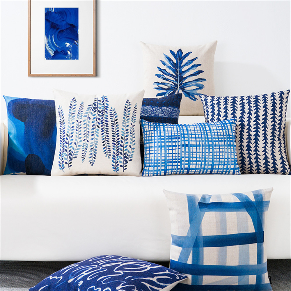 Nordic Style Geometric Cushion Cover Sofa Throw Waist Pillow Case Home Decor 