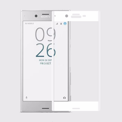 Full Cover Curved Tempered Glass For Sony Xperia XZ1 Screen Protector protective film For Sony Xperia XZ1 Compact glass ► Photo 1/5