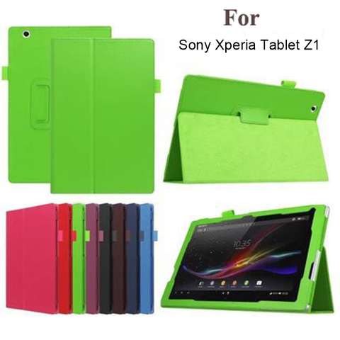 Flip Flio Case for Sony Xperia Z Z1 10.1 Protective Shell Funda Cases Cover For Sony Xperia Z Z1 10 Tablet Case PU Leather Cover ► Photo 1/6