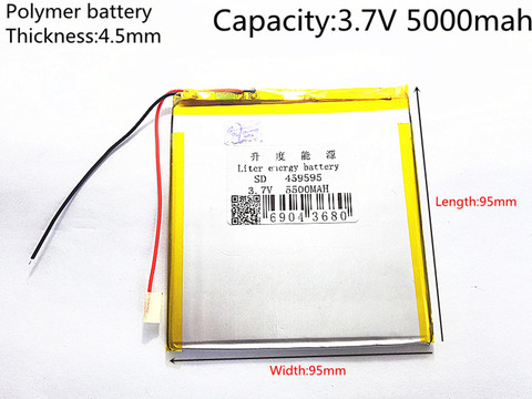 Teclast p85 4.5*95*95mm tablet battery Polymer battery 3.7V 5000MAH 459595 for tablet pc 7 inch 8 inch 9inch ► Photo 1/1