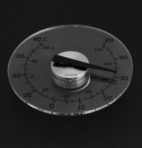 Transparent Circular Outdoor Window Thermometer Temperature Weather Station Tool ► Photo 1/1