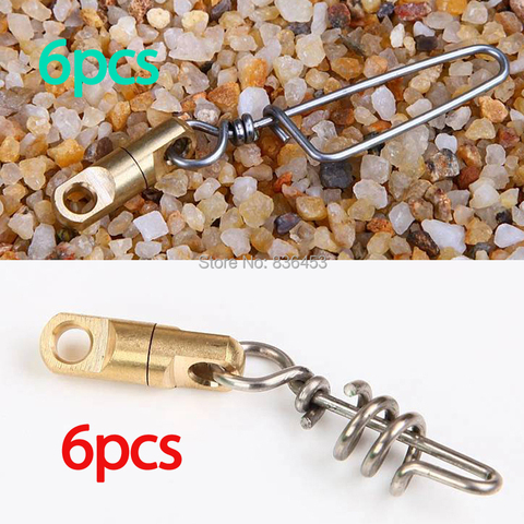 New 12pcs/lot Fishing Snap Swivels With Interlock Barrel Swivel Connector Solid Rings Fishing Accessories ► Photo 1/6