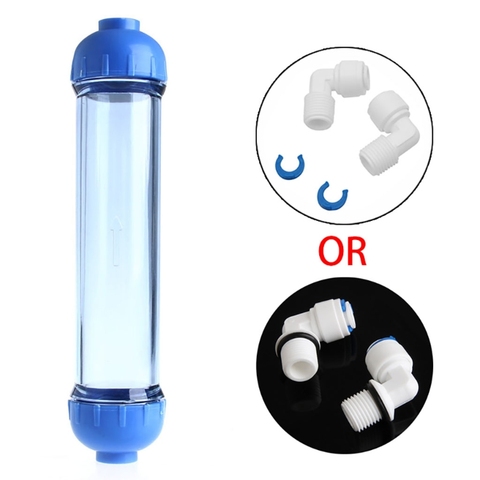 2022 New Water Filter Housing DIY Fill T33 Shell Filter Tube Transparent Reverse Osmosis ► Photo 1/6
