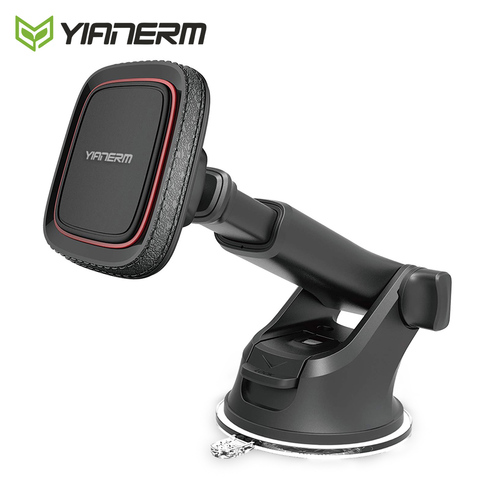 Yianerm Magnetic Car Phone Mount Holder For iPhone Xs Max Dashboard Suction Cup Holder with Telescopic Arm in Car For Samsung S9 ► Photo 1/6