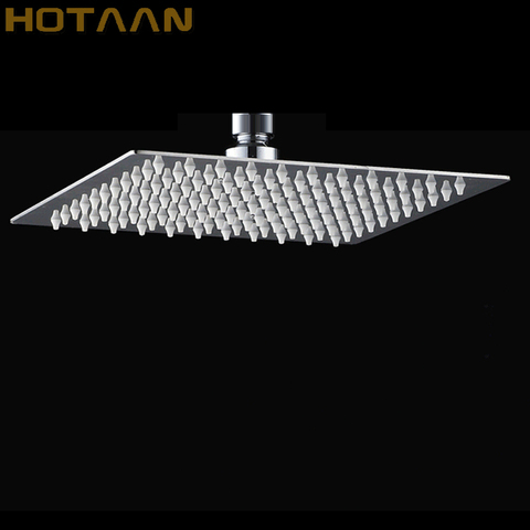 Free Shipping 12 inch 30x30cm square stainless steel ultra-thin shower head  rainfall shower head  Chuveiro YT-5130 ► Photo 1/1