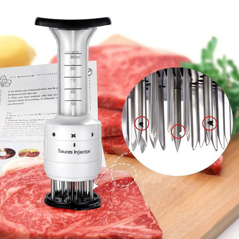 Professional Meat Tenderizer Needle Stainless Steel Steak