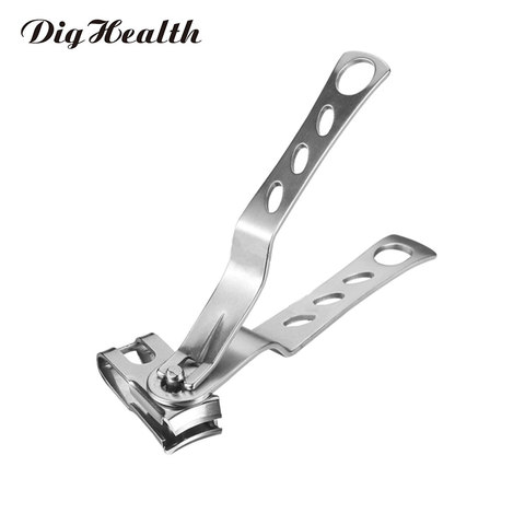 Dighealth Professional Stainless Steel Nail Clippers Large 360 Degree Rotating Nail Cutter Trimmer Finger Toe Manicure Tool ► Photo 1/1