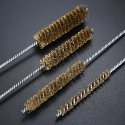 Wire Tube Brush Cleaning Tools 10mm 15mm 20mm 25mm Diameter Spiral Twisted Brass Wire Tube Brush 30cm ► Photo 1/6