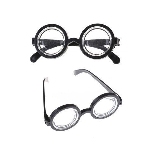 1PCS Circular Glass Minions Cosplay Costume Glasses Birthday Party Supplies Decoration Kids Funny Party Props ► Photo 1/6