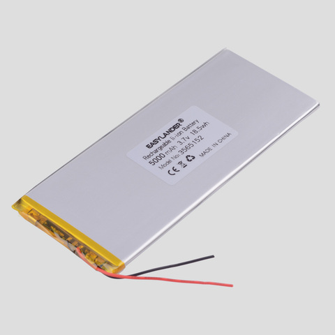 3.8V,3.7V 5000mAh  3565152  Li-ion polymer lithium  battery for tablet pc,power bank,e-book;BL-T17  Digma plane 3564150  3565150 ► Photo 1/4