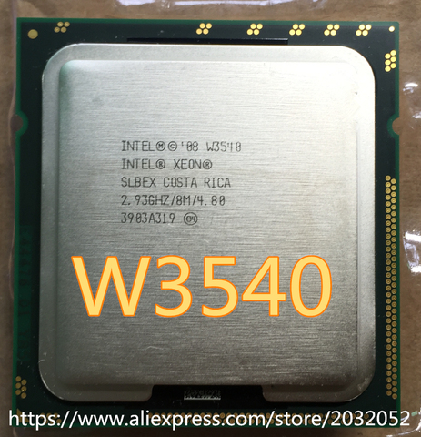 lntel Xeon W3540 CPU processor /2.93GHz /LGA1366/8MB L3 Cache/Quad-Core/ server CPU (working 100% Free Shipping) ► Photo 1/1