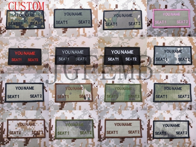 Custom name Tapes Text brand Morale tactics Military Embroidery Patch 