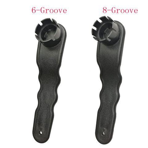 PVC Air Valve Wrench 8-Groove Repair Wrench Tool for Inflatable Boats Black