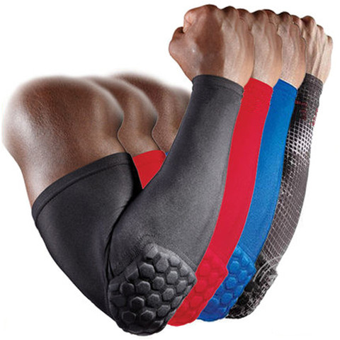 1pc arm sleeve armband elbow support Basketball Arm Sleeve Breathable Football Safety Sport Elbow Pad brace protector ► Photo 1/6