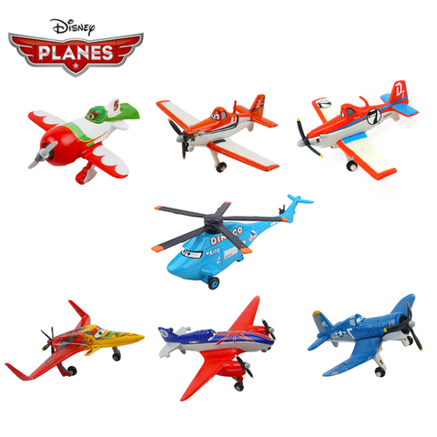 Original Disney Pixar Cars 3 Planes 2 No.7 Dusty Strut Jetstream 1:55 Metal Alloy Diecast Model Plane Toy For Boy Christmas Gift ► Photo 1/6
