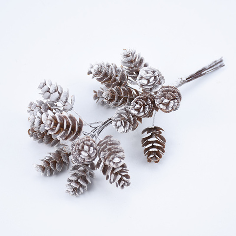 10pcs/bundle Artificial plants fake pine cone decorative flowers wreaths christmas wreath home decor diy gifts Handmade pompon ► Photo 1/6