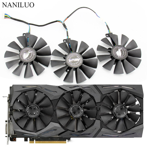 87MM FDC10U12S9-C FDC10H12S9-C For ASUS GTX 980 Ti R9 390X 390 GTX 1060 1070 1080 Ti RX 480 RX480 Graphics Card Cooling Fan ► Photo 1/6
