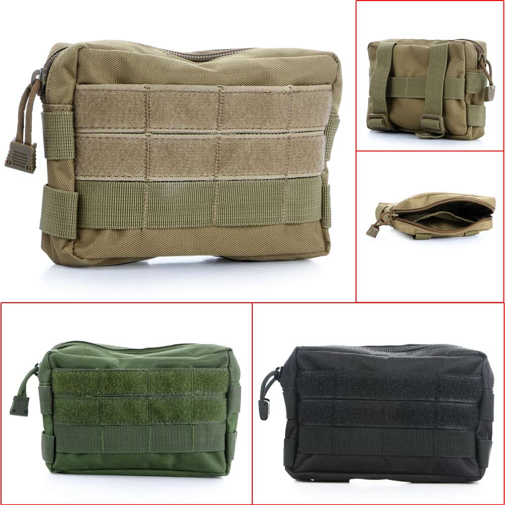 Tactical Medical First Aid Bag Multi-purpose MOLLE Pouch Utility Belt Waist Pack 