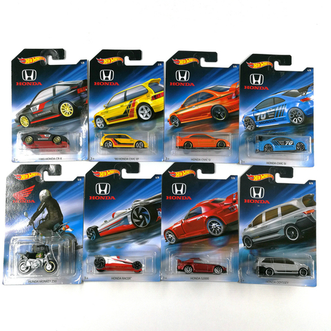 Hot Wheels 1:64 Car HONDA CIVIC ODYSSEY MONKEY 70th Anniversary Collector Edition Metal Diecast Model Car Kids Toys Gift ► Photo 1/6