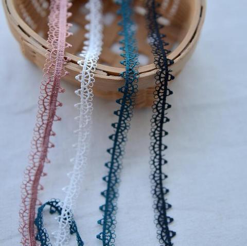 5 Meters/lot 1.2cm Exquisite Lace Trim As Necklace Flower Lace Fabric ► Photo 1/5