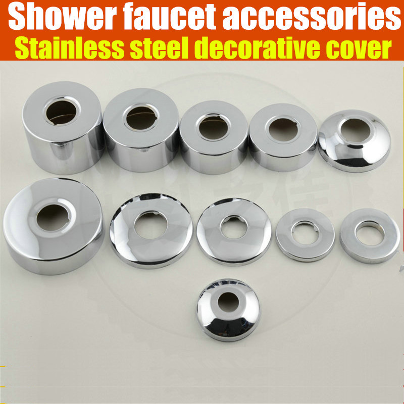 Outside Tap Cover Faucet Protection Angle Valve Decorative Cap 1/2"-1" Stainless 