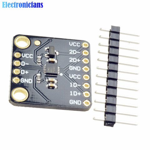 TS3USB221 High-Speed USB 2.0 (480Mbps) 1:2 Multiplexer To Demultiplexer Switch With Single Enable Board Module ► Photo 1/6