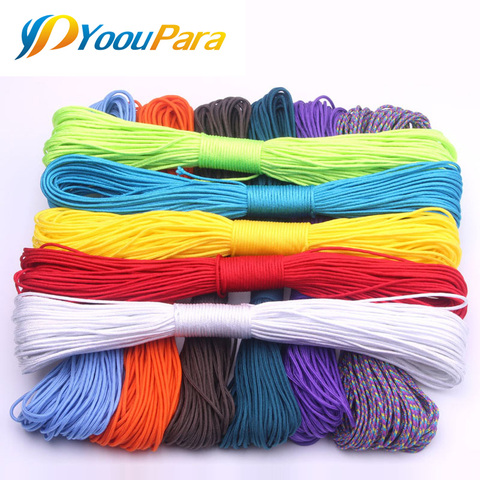 100 Colors Paracord 2mm 100 FT,50FT One Stand Cores Paracord Rope Paracorde Cord For Jewelry Making Wholesale ► Photo 1/6