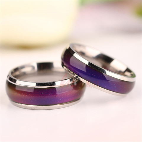 2017 European Vintage Creative Emotion Mood Ring Color Changing Personality Ring Rings For Men Women Party Gift wholesale ► Photo 1/6