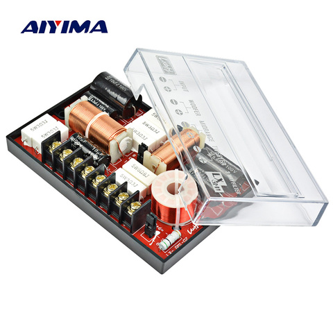 AIYIMA Crossover Board Tweeter Midrange Bass SubWoofer 3way Frequency Divider Enthusiast DIY Car Modification Stereo Crossover ► Photo 1/6
