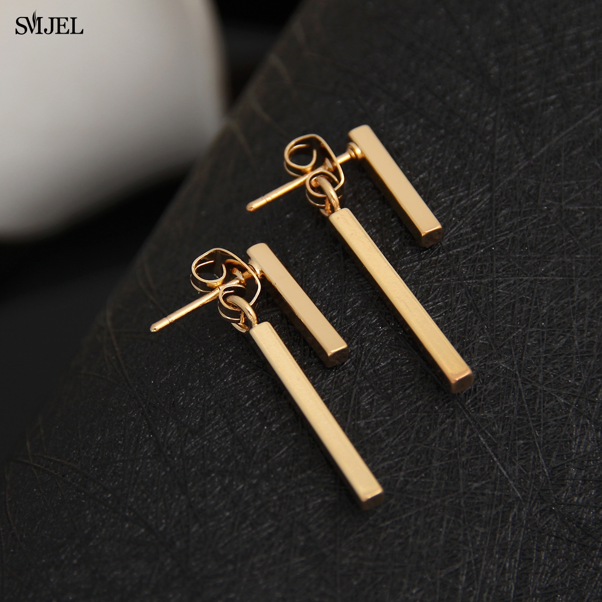 T Bar Woman's Earrings Minimalist Style Fashion Gold New Simple 