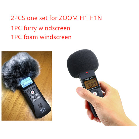 Dead Cat Outdoor Artifical Fur Windproof Muff Windshield For Zoom H1H1N Wind Muffler Windscreen for Ruduce Wind Noise BlueMantis ► Photo 1/6