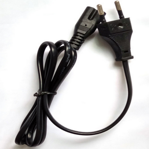 1pc Power Cord Cable EU JP AU UK European  Japan Australian 2 Prong Port For Portable Laptop AC Adapter Cord Lead 2 Pin Top line ► Photo 1/5