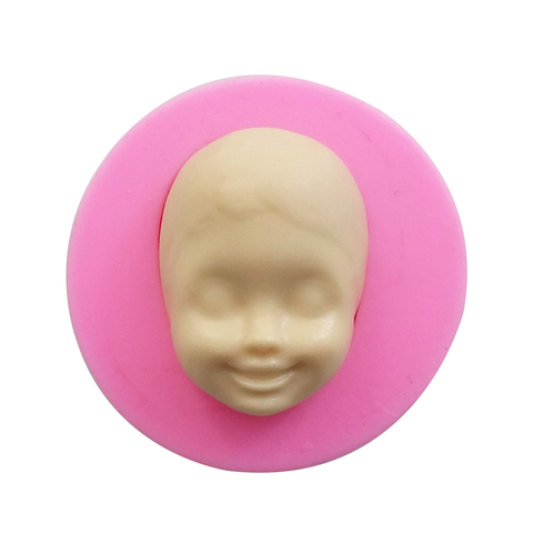 Free Shipping Baby Face Cooking Tools Silicone Mold Cake Chocolate Candy Jelly Baking Mold Fondant Cake Decorating Tools ► Photo 1/2