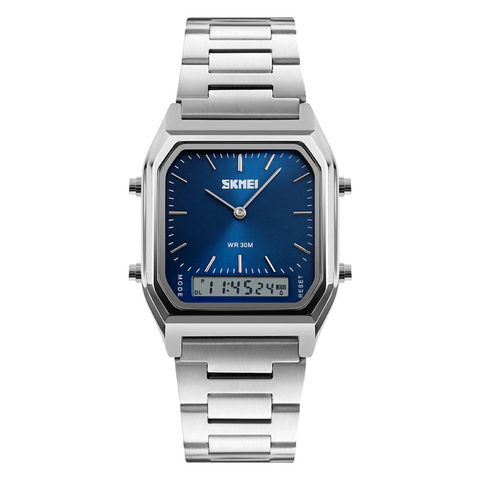 SKMEI New Sport Watch For Man Fashion Casual Quartz Wristwatches Digital Chronograph Back Light Waterproof Watch Dual Time 1220 ► Photo 1/6