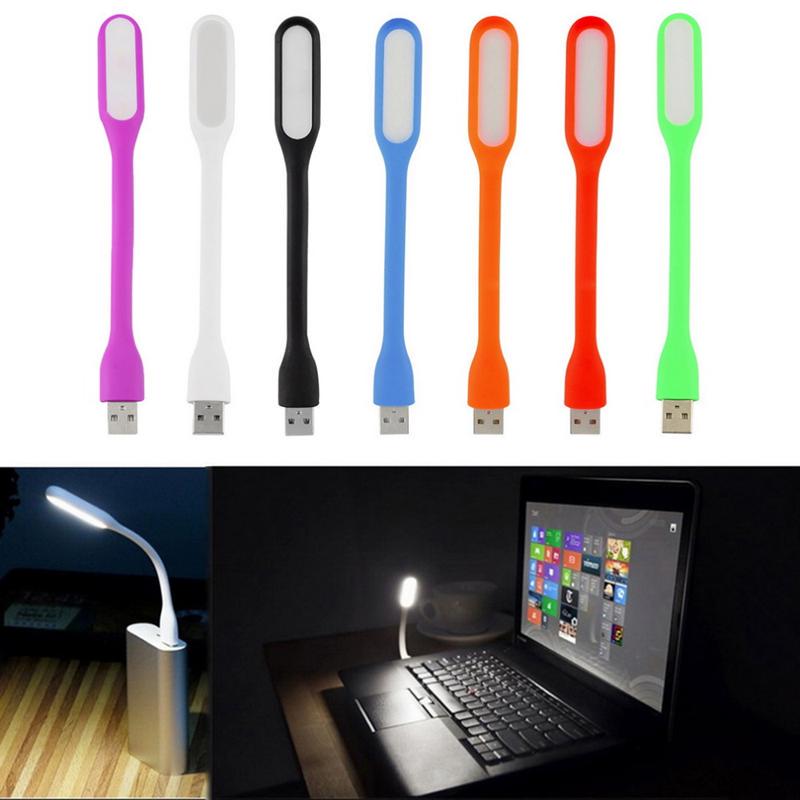 LED USB Flexible Lamp Bright Night Light Lighting book For Tablet PC power bank 